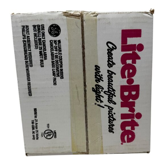 Lite-Brite Original Pictures Box Disney Picture Refills 7/8 in Pegs 1990 Vtg Toy - Picture 13 of 16